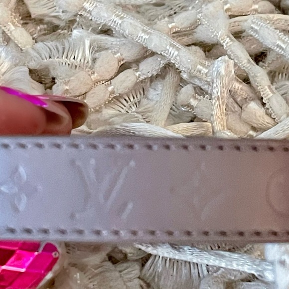 LOUIS VUITTON Leather Monogram Wish Bracelet W/dust bag⭐️Silver-tone hardware - Picture 9 of 11